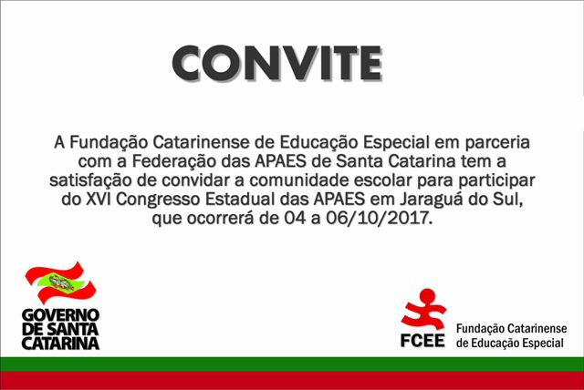 Convite da FCEE para a comunidade escolar