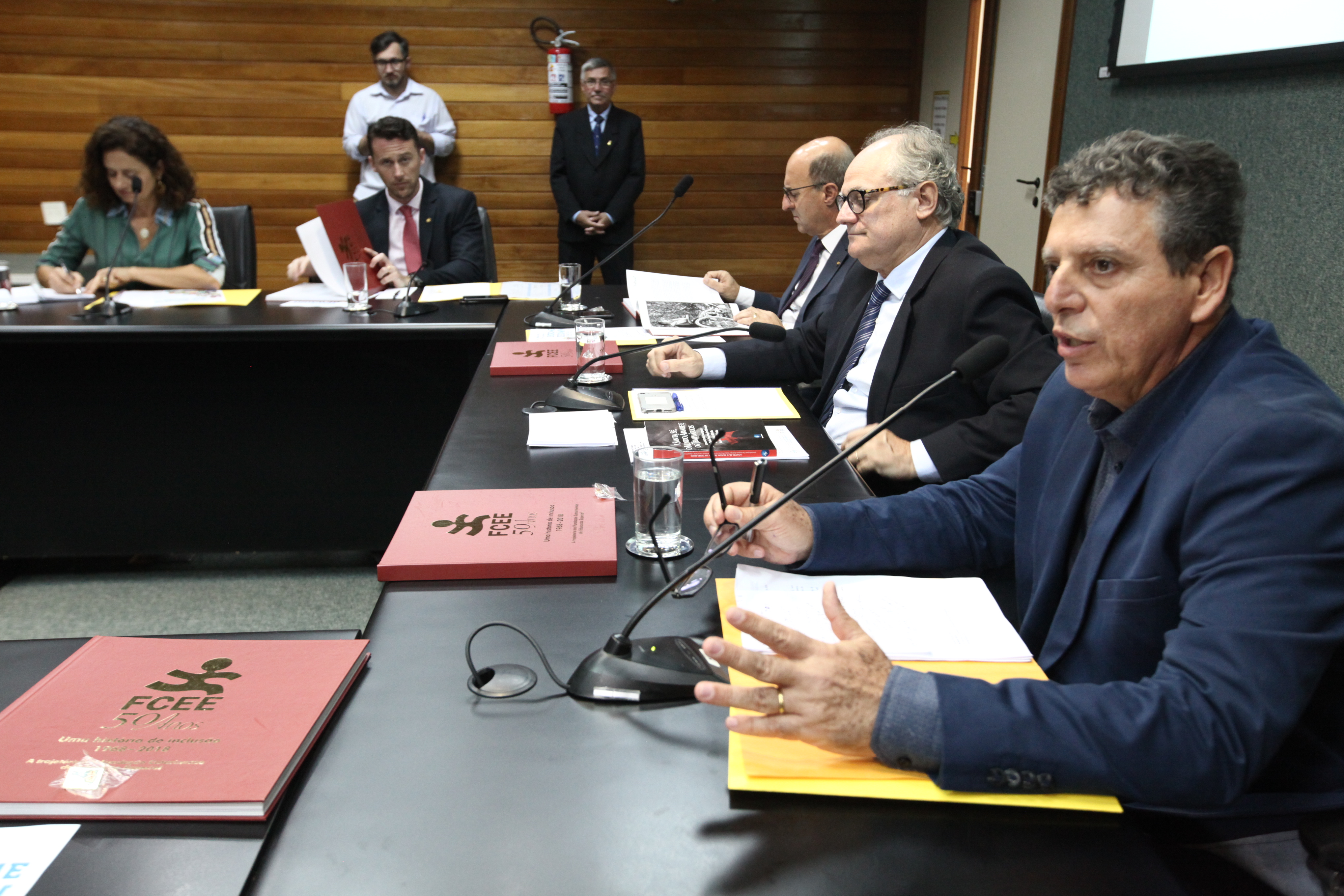 Rubens Feijó na Comissão da Alesc. Foto: Agência AL